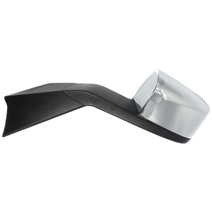 VL-1601A-L | Volvo VNR 2018+ Hood Mirror , Black arm with Chrome cover Driver Side