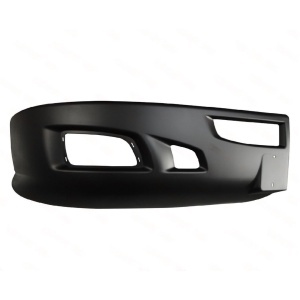 KWN-009C-R | Right plastic black - Corner Bumper with Holes, Kenworth T660, 2008-2017