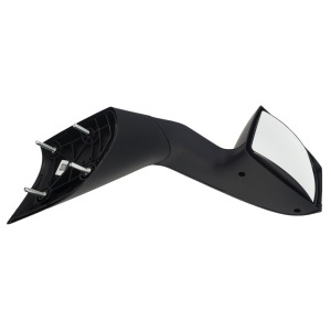 VL-1601B-RS32 | Right Hood Mirror with Black cover With Heating W/O Electrical, Volvo VNL, 2018+