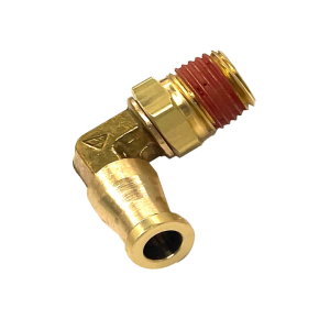 TR14SEF18 | Push To Connect Brass Male Fitting Elbow 1/4" O.D. 1/8" I.D.