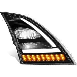 F01097-R | Right Black - Headlight LED, Volvo VNL, 2018+