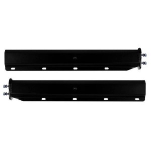 TRMFH302 | Hanger Pair  with Spring loaded Steel Black 2 1/2" Bolt Spacing  30" Straight Universal