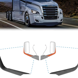 TRM310500BL | LH Door Mirror Arm Cover, Black,2018+, Freightliner New Cascadia