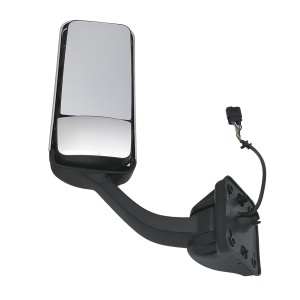 FRCA-0305-L | Freightliner Cascadia Door Mirror Chrome Driver Side