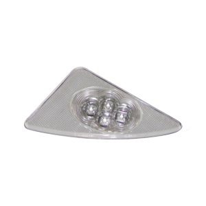 KWN-007B-R | Right - Fender Side Marker Lamp LED Clear lens, Kenworth T660, 2008-2021
