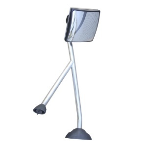 INN-009-R | International ProStar, Durastar, Transtar, Workstar Hood Mirror Complete Chrome Passenge
